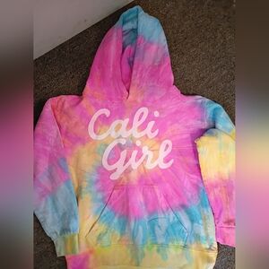 Happy Kids Pink Tie-Dye Hoodie